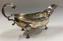HESTER BATEMAN: A silver sauceboat.