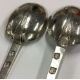 EXETER: An oversized pair of 17th Century silver trefid spoons. - Image 4 of 4