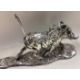 A large Zimbabwean silver figure of a boar. - Image 2 of 2