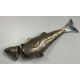 An articulated silver figure of a fish. - Image 2 of 2