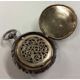 A good quality circular Georgian silver vinaigrette with chased decoration. - Image 2 of 2