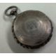 A good quality circular Georgian silver vinaigrette with chased decoration. - Image 1 of 2