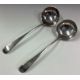 A pair of Georgian silver sauce ladles. - Image 1 of 2