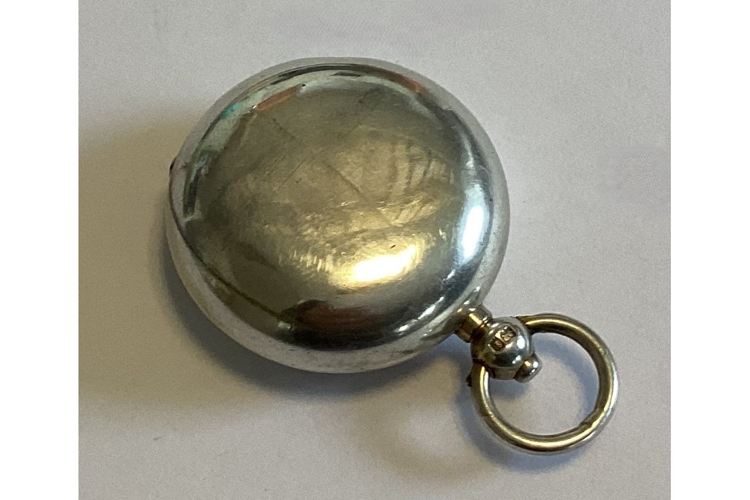 A small silver mounted sovereign case (interior removed). - Image 2 of 2