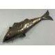 An articulated silver figure of a fish. - Image 1 of 2