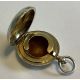 A small silver mounted sovereign case (interior removed). - Image 1 of 2