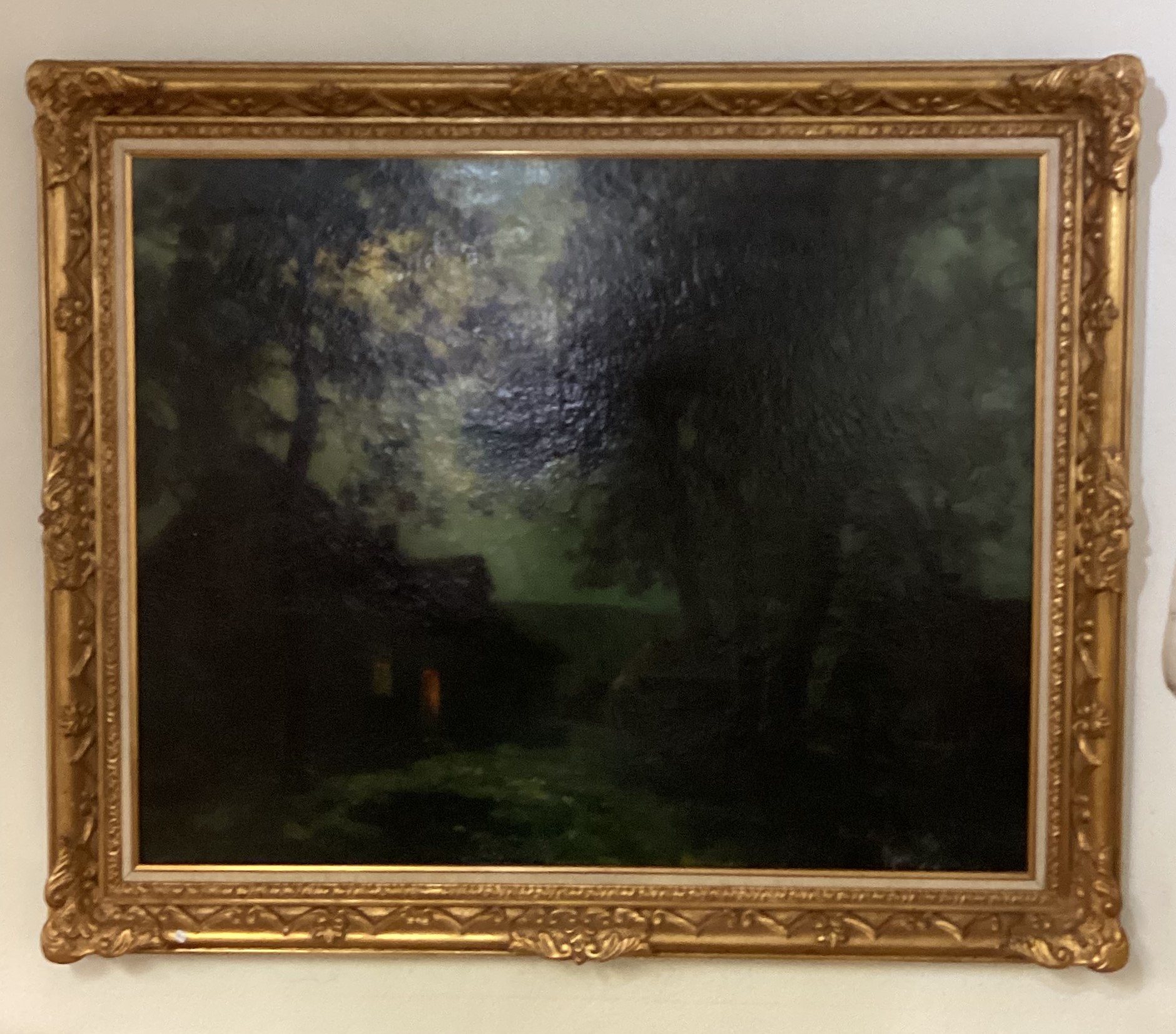 FRANÇOIS CACHOUD: (French, 1866 - 1943): A large gilt framed oil on canvas.