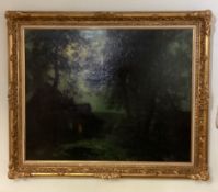 FRANÇOIS CACHOUD: (French, 1866 - 1943): A large gilt framed oil on canvas.