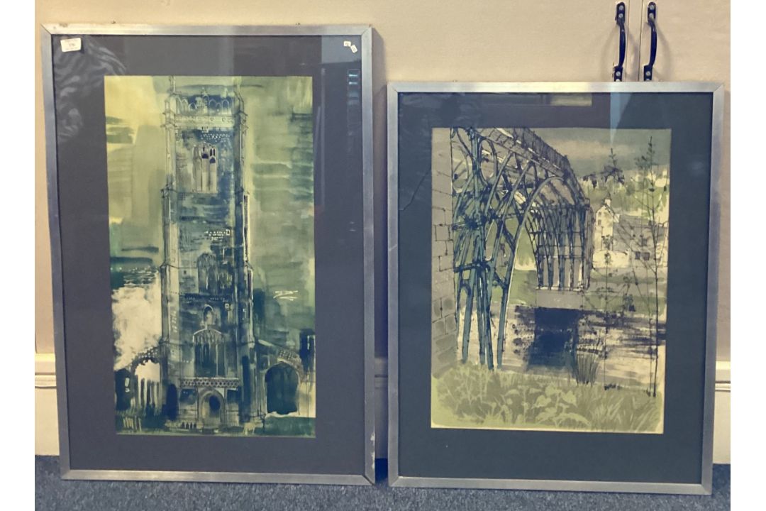 JOHN PIPER: (British, 1903 - 1992) & RICHARD BAWDEN (British, 1936 - 2024). - Image 1 of 8