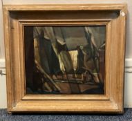 CYRIL MANN: (British, 1911 - 1980): A wooden framed oil on board.