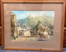 WILLIAM HENRY SWEET: (British, 1889 - 1943): A framed and glazed watercolour.