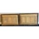 A pair of gilt framed oils on board depicting horse and hound hunting scenes with coaches. - Image 4 of 4