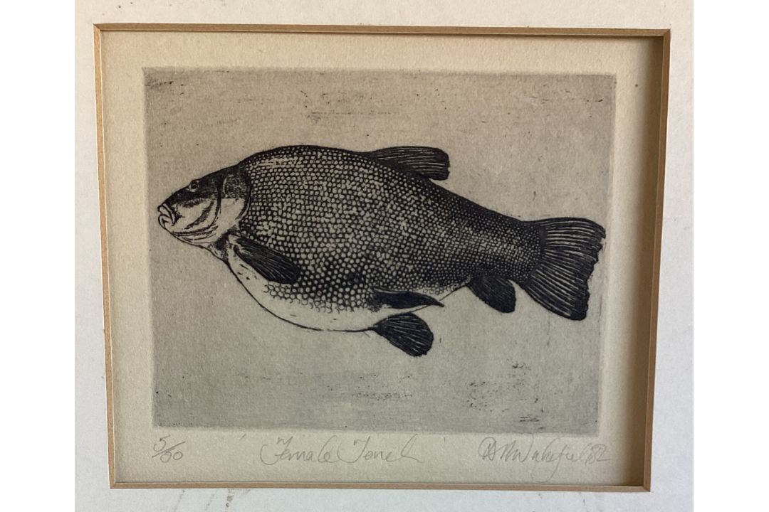 A Limited Edition book plate print entitled 'Female Tench'. - Image 2 of 2