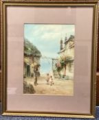 WILLIAM HENRY SWEET: (British, 1861 - 1942): A framed and glazed watercolour.