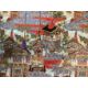 A brightly coloured and gilded Japanese painting on Washi. - Image 2 of 3