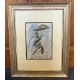 CECIL BEATON: (British, 1904 - 1980): A framed and glazed pen and watercolour. - Image 1 of 5