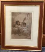 JOHN HAYTER: (British, 1800 - 1895): A framed and glazed pastel and watercolour.