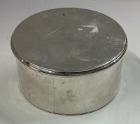 A rare Victorian silver snuff box with lift-off cover.