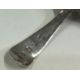 An 18th Century George III silver caddy spoon with pierced and bright-cut decoration. - Image 2 of 2