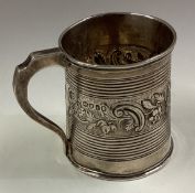 A William IV silver tankard.