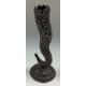 A Indian Kutch silver vase on base. - Image 2 of 2
