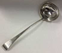 A William IV silver soup ladle.