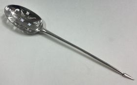 An 18th Century silver mote spoon.