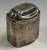 A 19th Century Dutch silver peppermint box.