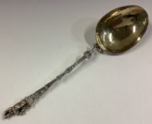 An Antique silver spoon.