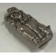 A rare novelty Victorian silver vesta case depicting 'Toby', Mr Punch's Dog. - Image 2 of 2