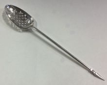 An 18th Century silver mote spoon.