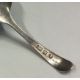 An 18th Century George III silver caddy spoon with bright-cut decoration. - Image 2 of 2