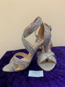 Designer Shoes Silver In Size 36. Code 197