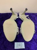 Designer Shoes Silver Size 40