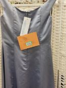 Lou Lou Bridal Style Elenor Size Small In Light Blue Satin