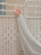 Peach and White Ballroom Dancing Dress Approx Size 10 To 12.