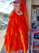 Orange Prom Dress In Size Medium
