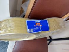 100 Pizza Boxes Covers and Foam Platters