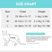 34 x Small Dog Cat Puppy Harness Lead Leash Coat