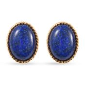 New! Lapis Lazuli Ring in Bronze & Lapis Lazuli Earrings
