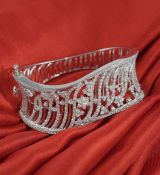 IGI Certified 14 K / 585 White Gold Designer Diamond Bracelet