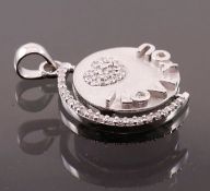 14 K / 585 White Gold Designer 