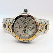 Vintage Guess Stainless Steel Gold Plated Watch