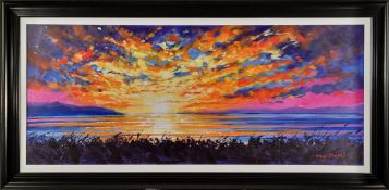 Very Colourful Original Oil by Tony Rome. 