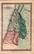 The Kingdoms of Judah & Israel Antique Biblical William IV Map.