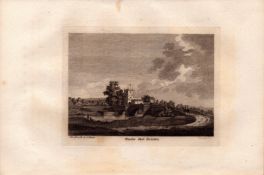 Wensleydale Yorkshire F. Grose 1785 Antique Copper Engraving.