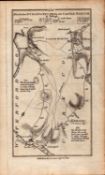 Ireland Rare Antique 1777 Map Dublin to Cork Youghal Castle Martyr.