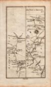 Ireland Rare 1777 Map Naas Kildare Newbridge the Curragh Maynooth Galway.