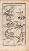 Ireland Rare Antique 1777 Map Downpatrick Antrim Lisburn Crumlin.