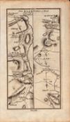 Ireland Rare Antique 1777 Map Co Galway Co Clare Village and Towns & Areas.